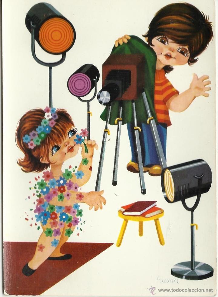 Postales: ANTIGUA POSTAL DE NI&Ntilde;OS - Foto 1