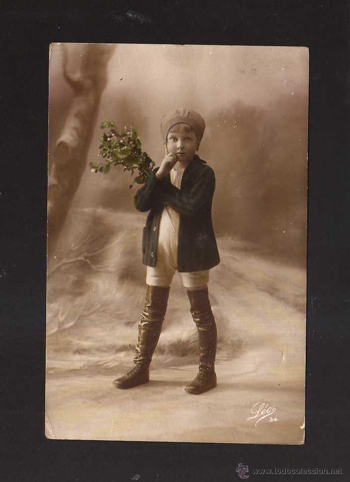 Postales: Postal ni&ntilde;a . Circulada. - Foto 1