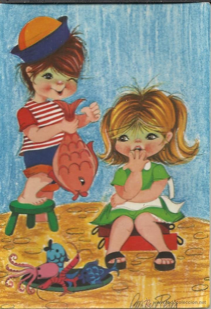 Postales: POSTAL ANTIGUA DE NI&Ntilde;OS - Foto 1