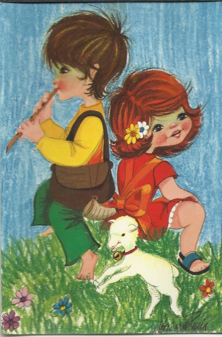 Postales: POSTAL ANTIGUA DE NI&Ntilde;OS - Foto 1