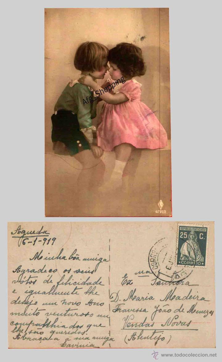 Postales: Postal del a&ntilde;o 1919 - Foto 1