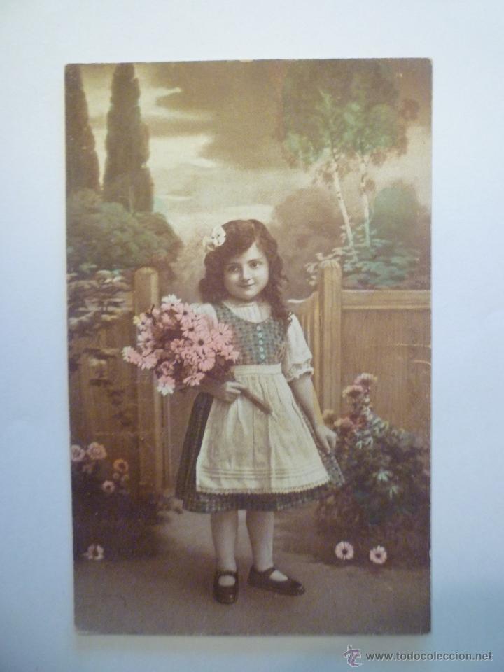 Postales: POSTAL A&Ntilde;OS VEINTE COLOREADA. ESCRITA. - Foto 1