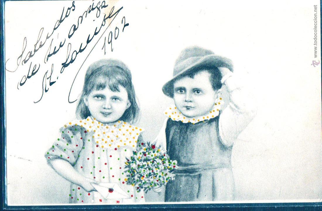 Postales: TARJETA POSTAL DE NI&Ntilde;OS - Foto 1