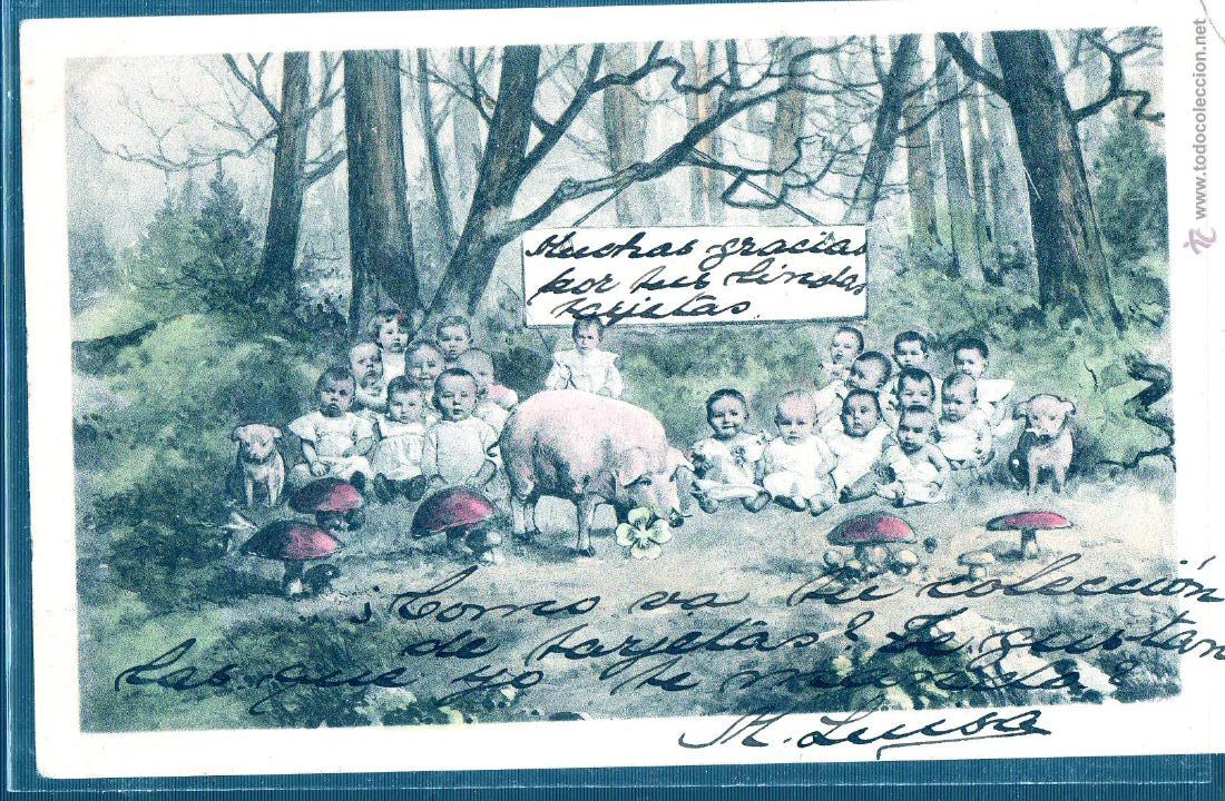 Postales: TARJETA POSTAL DE NI&Ntilde;OS - Foto 1