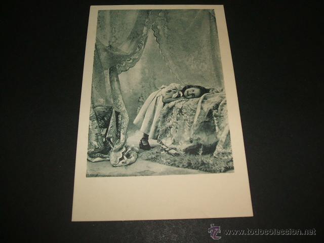 Postales: NI&Ntilde;A EN DECORADO POSTAL ANTERIOR A 1905 - Foto 1