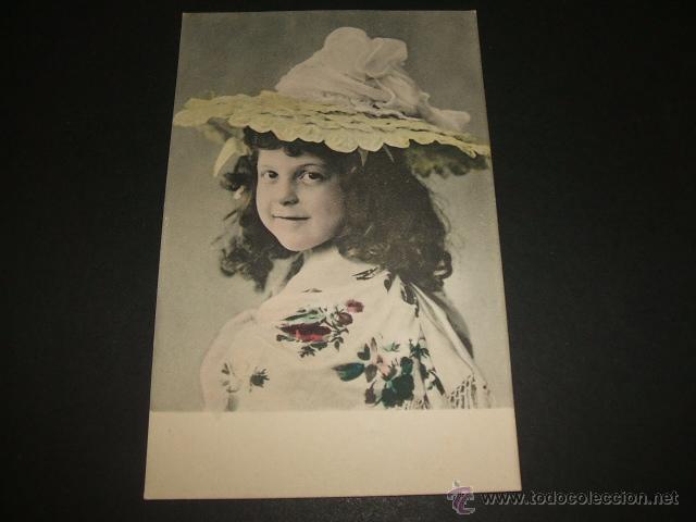 Postales: NI&Ntilde;A POSTAL ANTERIOR A 1905 - Foto 1