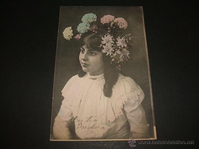 Postales: NI&Ntilde;A POSTAL ANTERIOR A 1905 - Foto 1