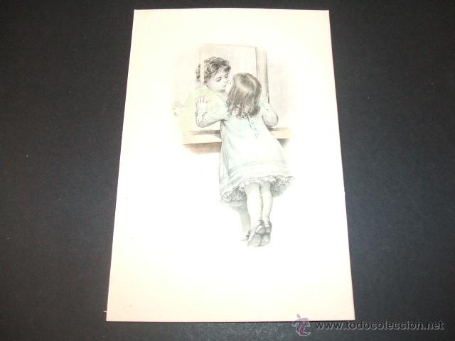 Postales: NI&Ntilde;OS POSTAL ILUSTRADA ANTERIOR A 1905 - Foto 1