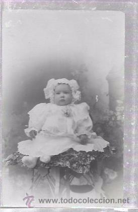 Postales: TARJETA POSTAL NI&Ntilde;O. BEB&Eacute; TRAJE BLANCO - Foto 1