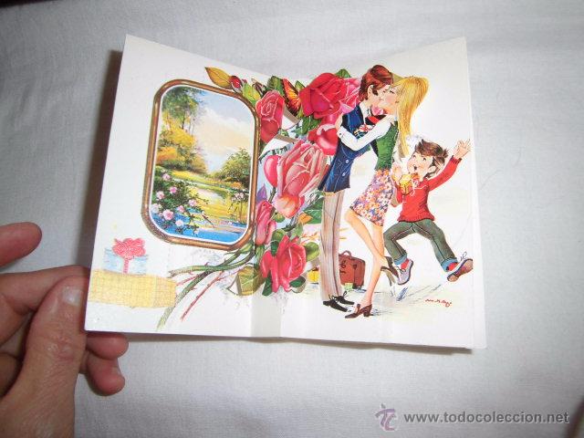 Postales: FELICIDADES A PAPA TROQUELADA - Foto 2