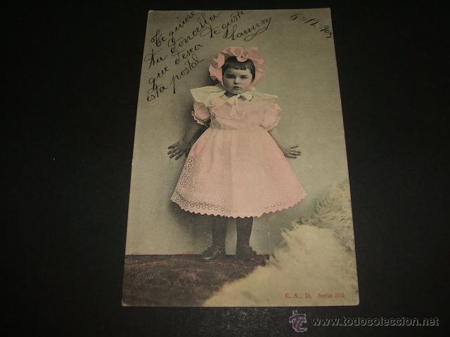 Postales: NI&Ntilde;A POSTAL 1903 - Foto 1