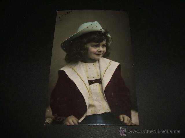 Postales: NI&Ntilde;O CON SOMBRERO POSTAL 1906 - Foto 1