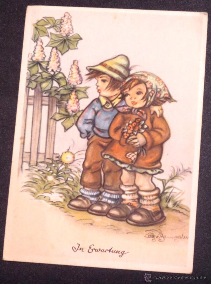 Postales: POSTAL ILUSTRADA CON NI&Ntilde;OS - Foto 1