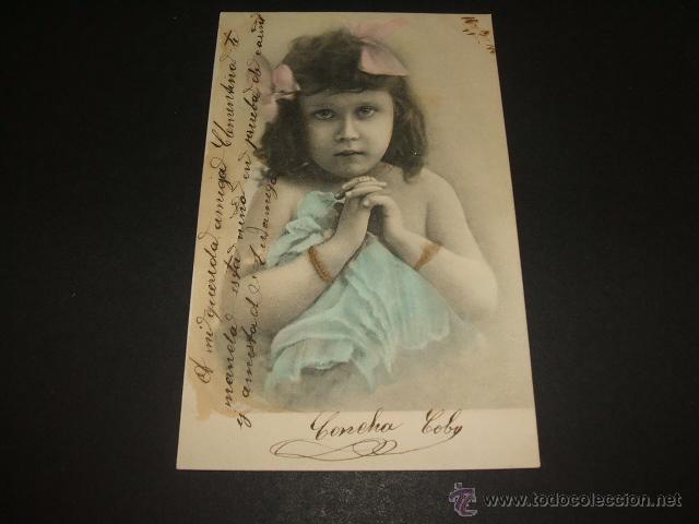 Postales: NI&Ntilde;A ANTIGUA POSTAL - Foto 1