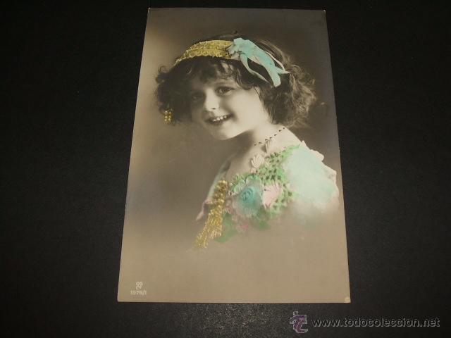 Postales: NI&Ntilde;A POSTAL ANTIGUA - Foto 1