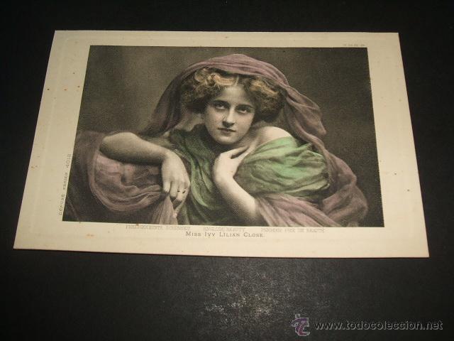 Postales: MUJER ELEGANTE POSTAL ANTIGUA - Foto 1