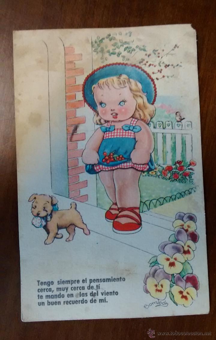 Postales: Postal infantil escrita - Foto 1