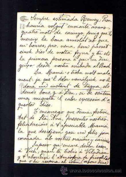 Postales: Postal Ni&ntilde;a. Enviada a Vich. 1916 - Foto 2
