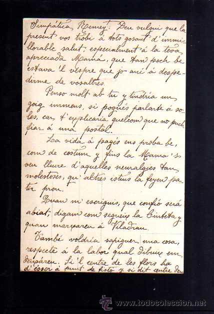 Postales: Antigua postal ni&ntilde;a. Circulada 1915. - Foto 2