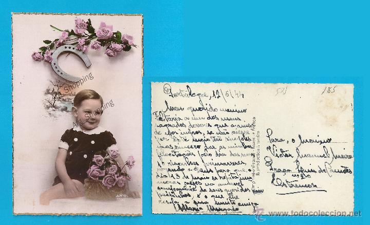 Postales: TARJETA POSTAL - A&Ntilde;O 1944 - Old postcard - Foto 1