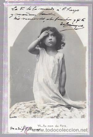 Postales: TARJETA POSTAL DE NI&Ntilde;A REZANDO. - Foto 1