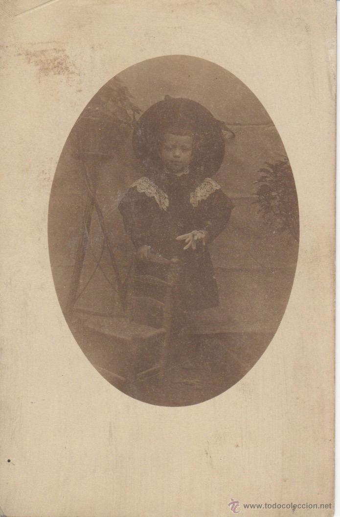 Postcards: tarjeta postal de un ni&ntilde;o - ni&ntilde;a 1900 aprox