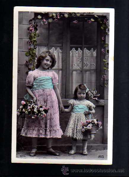 Postales: Antigua postal. Ni&ntilde;as - Foto 1