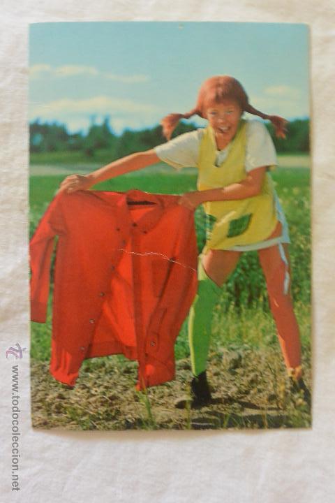 Postales: TARJETA P&Ograve;STAL PIPPI CALZASLARGAS - Foto 1