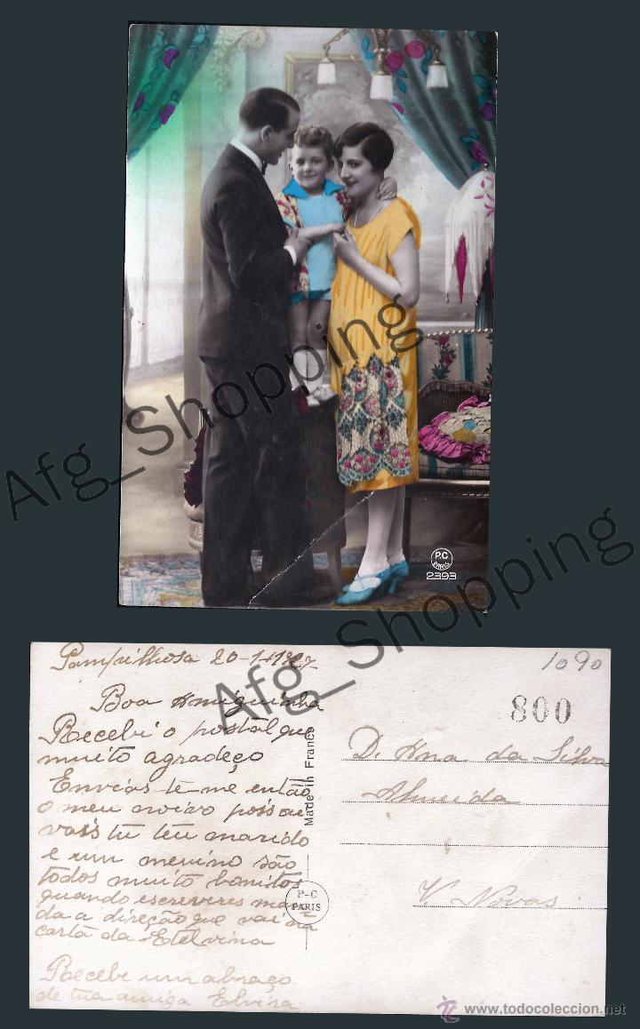 Postales: TARJETA POSTAL - A&Ntilde;O 1927 - Old postcard - Foto 1