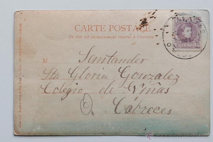 Postales: Postal coloreada. Circulada, 1904 - Foto 2