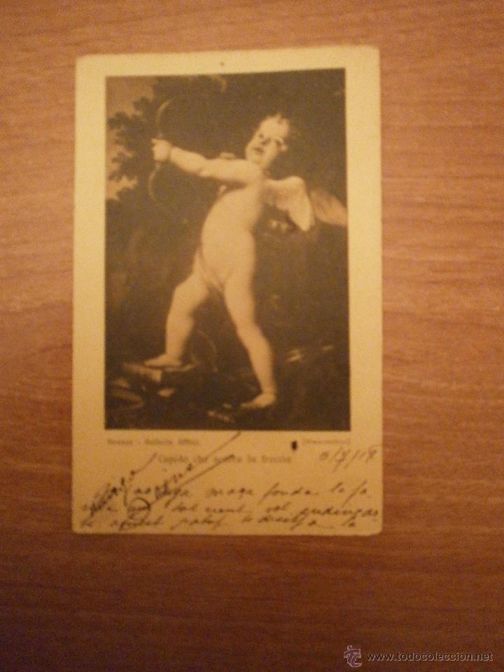 Postales: POSTAL CUPIDO CHE SCOCCA LA FRECCIA SIN CIRCULAR - Foto 1