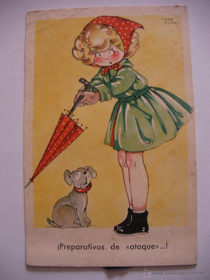 Postkarten: ANTIGUA POSTAL DIBUJADA Y COLOREADA ORIGINAL - ENVIO GRATIS A ESPA&Ntilde;A