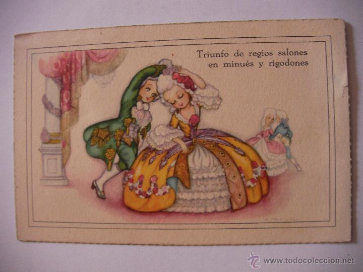 Postales: ANTIGUA POSTAL DIBUJADA Y COLOREADA ORIGINAL - ENVIO GRATIS A ESPA&Ntilde;A - Foto 1