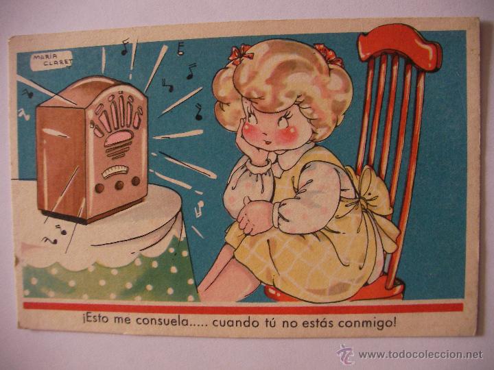 Postales: ANTIGUA POSTAL DIBUJADA Y COLOREADA ORIGINAL - ENVIO GRATIS A ESPA&Ntilde;A - Foto 1