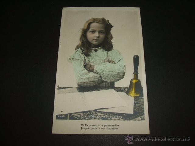 Postales: NI&Ntilde;A CONFERENCIANTE POSTAL - Foto 1
