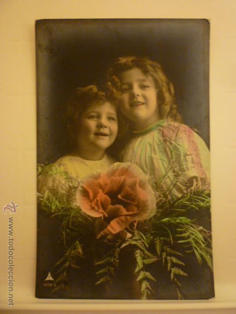 Postales: POSTAL COLOREADA ED. PH 4858.2. ESCRITA 1909. - Foto 1