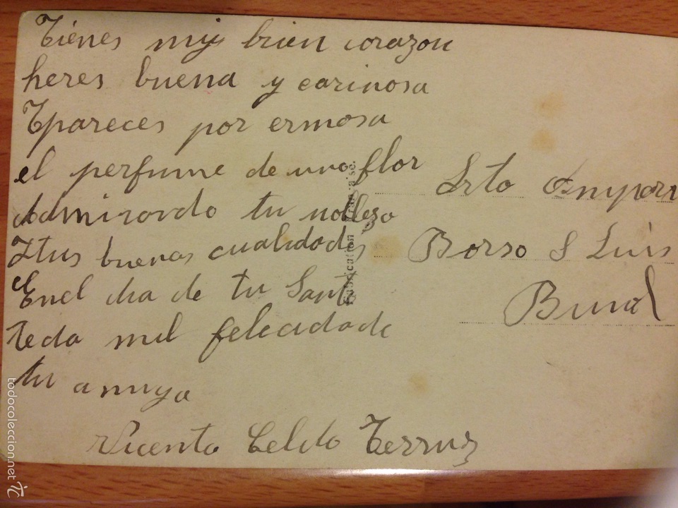 Postales: Antigua postal ni&ntilde;a con sombrilla - Foto 2