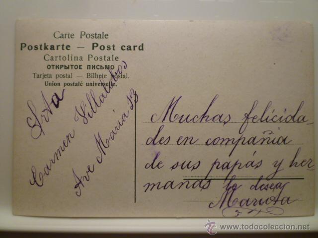 Postales: FOTO POSTAL NI&Ntilde;A. ESCRITA. - Foto 2