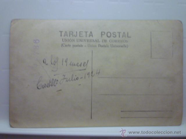 Postales: FOTO POSTAL NI&Ntilde;O. ESCRITA 1924. - Foto 2