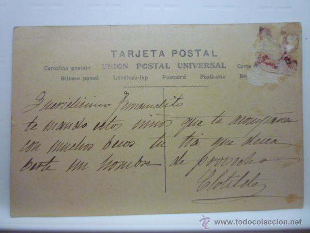 Postales: POSTAL ANTIGUA COLOREADA. ESCRITA. - Foto 2