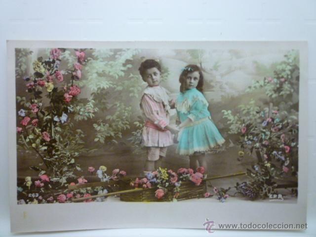 Postales: POSTAL INFANTIL COLOREADA. ED. EPR 263. ESCRITA. - Foto 1