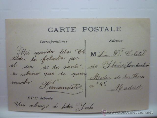 Postales: POSTAL INFANTIL COLOREADA. ED. EPR 263. ESCRITA. - Foto 2