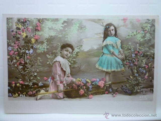 Postales: POSTAL INFANTIL COLOREADA. ED. EPR 263. ESCRITA. - Foto 1