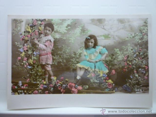 Postales: POSTAL INFANTIL COLOREADA. ED. EPR 263. ESCRITA. - Foto 1