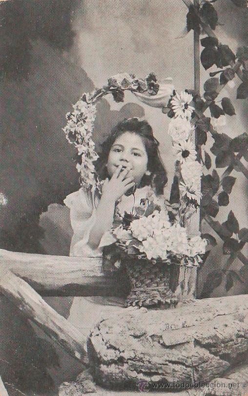 Postales: Ni&ntilde;a, circulada en 1905 - Foto 1