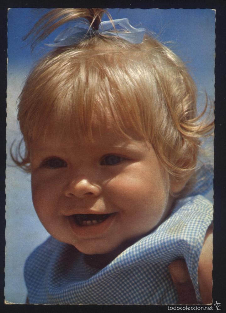Postales: A-3098- POSTAL CON NI&Ntilde;A. - Foto 1