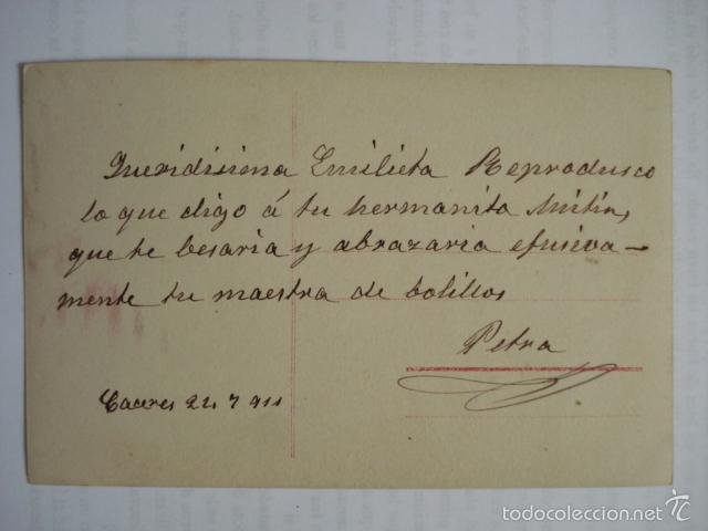 Postales: POSTAL INFANTIL. ESCRITA 1911. - Foto 2