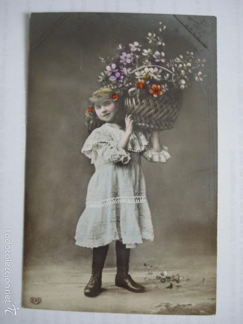 Postales: POSTAL INFANTIL COLOREADA. ED. EAS. ESCRITA. - Foto 1