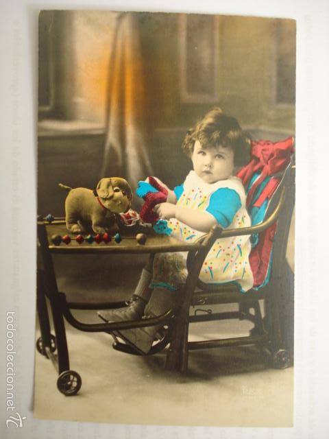 Postales: POSTAL INFANTIL COLOREADA. ED. REX. SIN CIRCULAR. - Foto 1