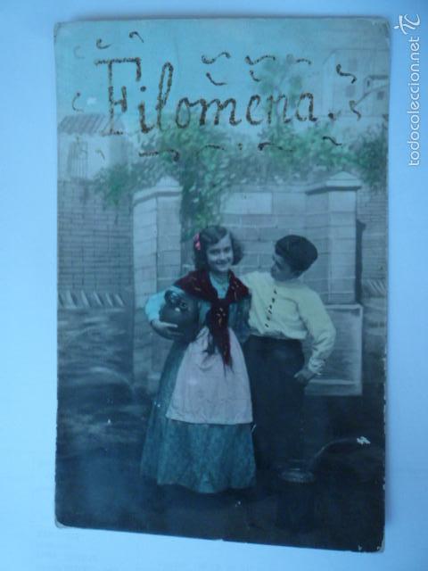 Postales: POSTAL INFANTIL COLOREADA. ED. MAGDA. ESCRITA. - Foto 1